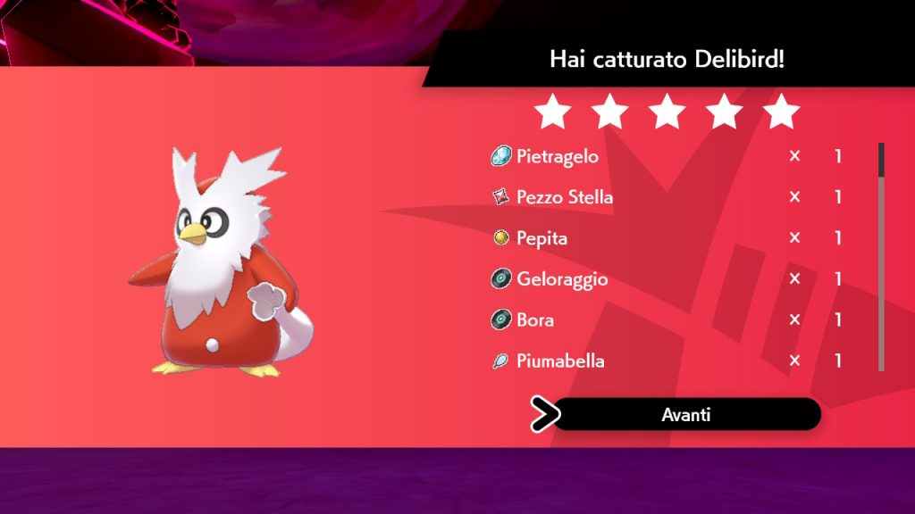 Ricompense Raid Dynamax Delibird