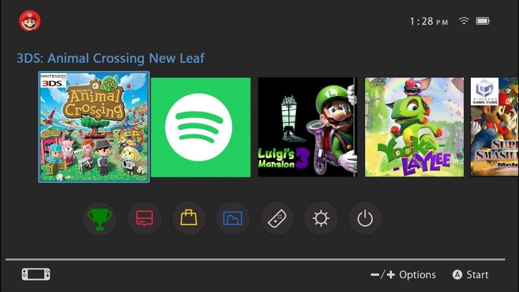 Spotify su Nintendo Switch