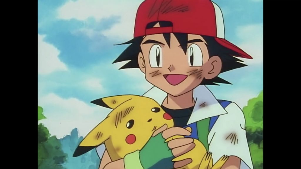 Il legame di Ash e Pikachu nella serie animata Pokémon.