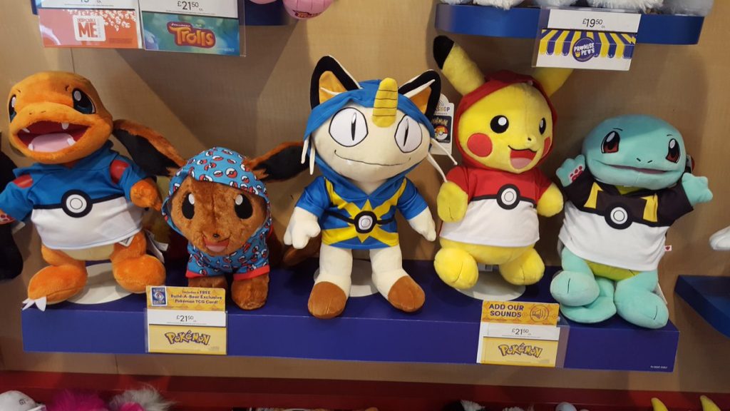 Pokémon Build-A-Bear.