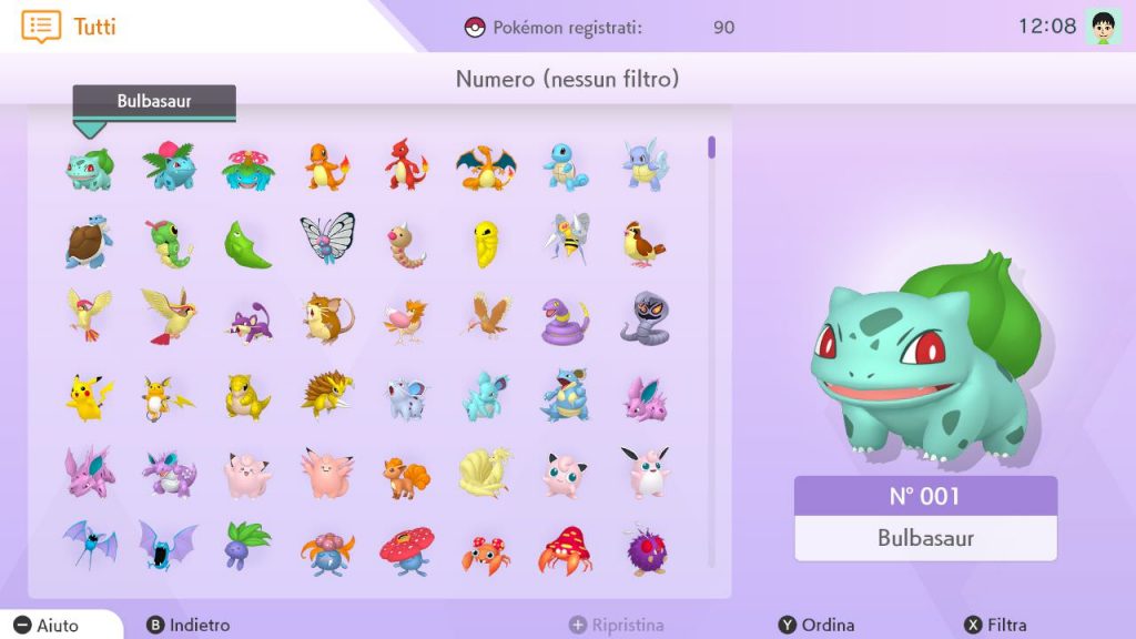 Pokédex Nazionale in Pokémon HOME