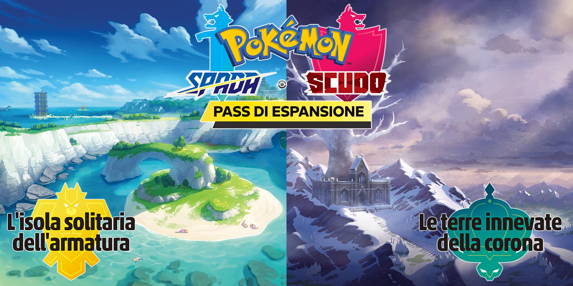 Le differenze tra i due DLC di Pokémon Spada e Scudo