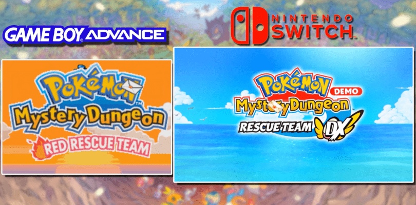 Pokémon Mystery Dungeon Squadra di Soccorso DX e Squadra Rossa a confronto in un video