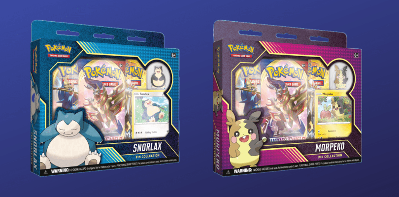 Mostrate le Pin Collection dedicate a Snorlax e Morpeko