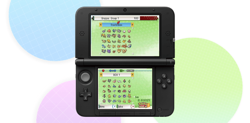 Banca Pokémon su Nintendo 3DS