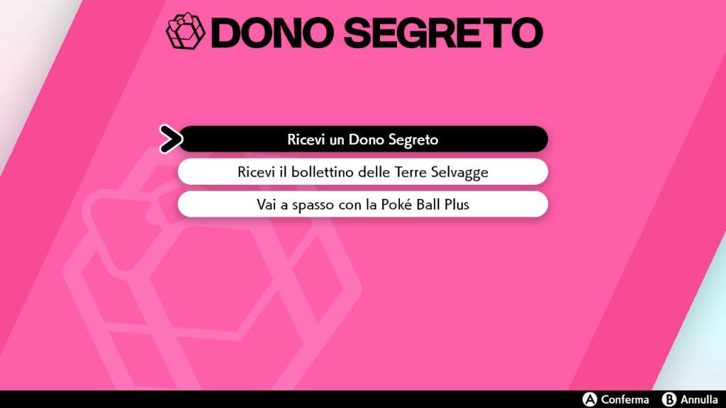 ricevi dono segreto