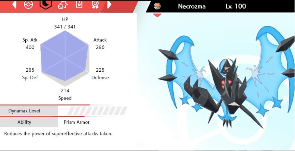 Necrozma Ali dell'Aurora