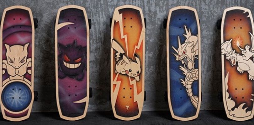 Bear Walker realizza skateboard da favola per i Pokémon Center