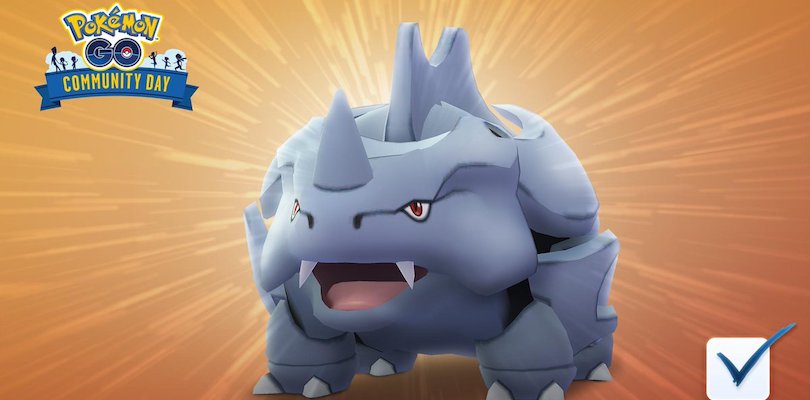 Rhyhorn vince la votazione del Pokémon GO Community Day di febbraio