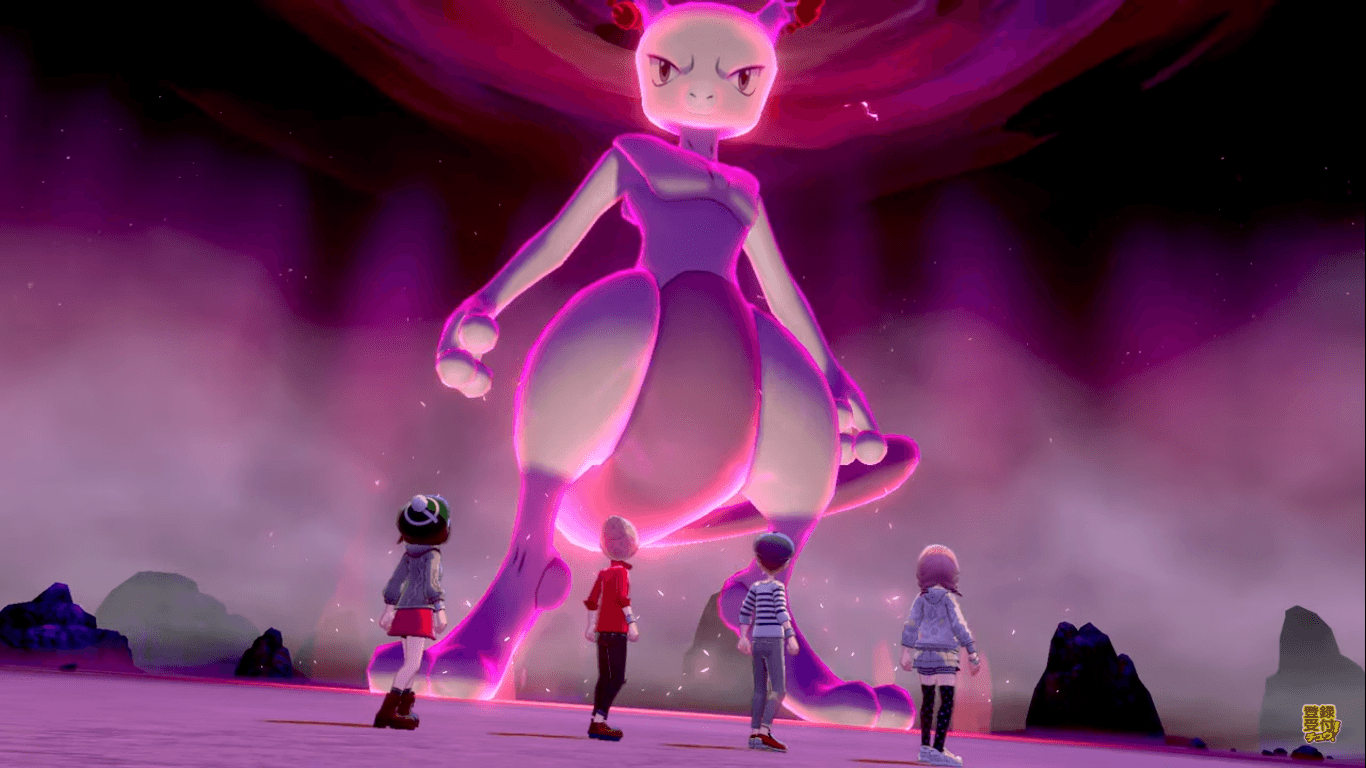 Mewtwo è disponibile nei raid di Pokémon Spada e Scudo