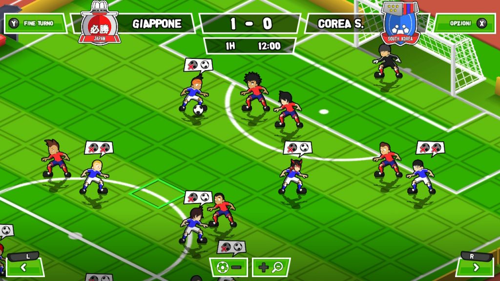 Partita a 11 giocatori in Ganbare! Super Strikers