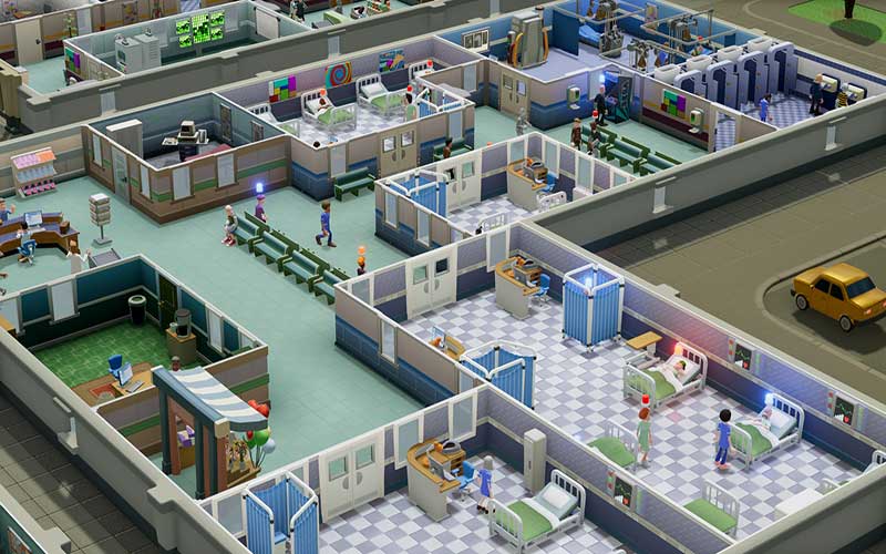 Two Point Hospital stanze