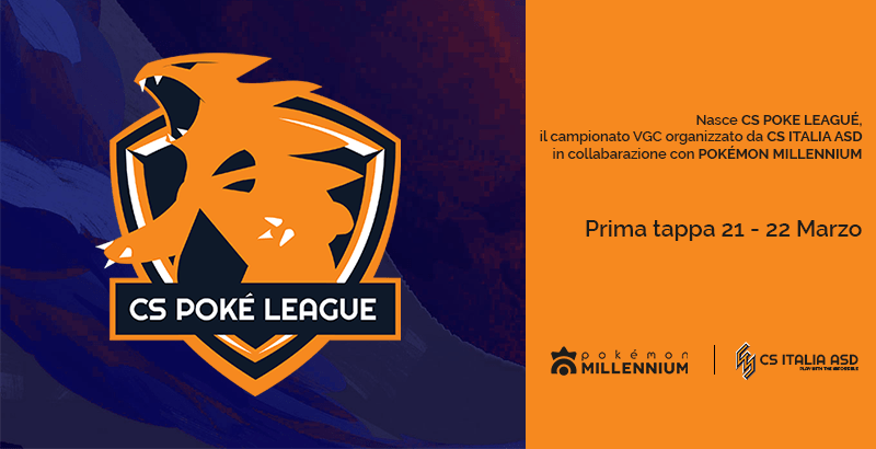 Pokémon Millennium annuncia una collaborazione con CS ITALIA: nasce la POKÉ LEAGUE!