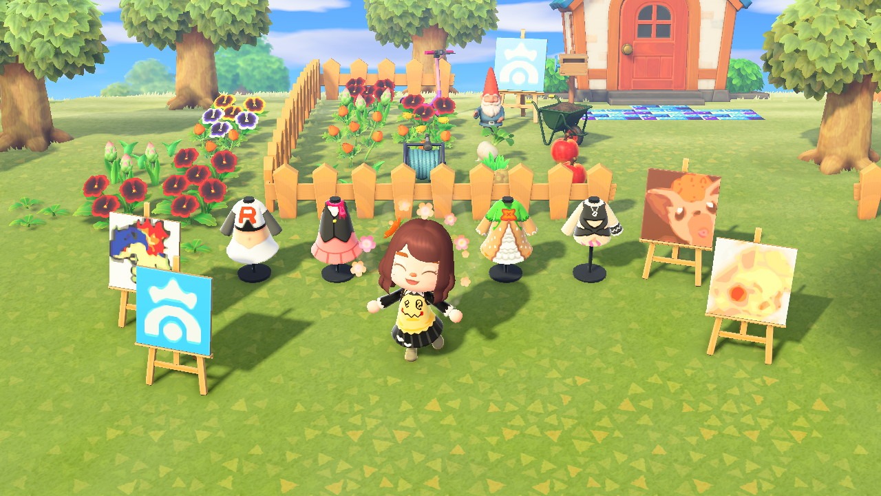 Come personalizzare modelli e arredi in Animal Crossing: New Horizons