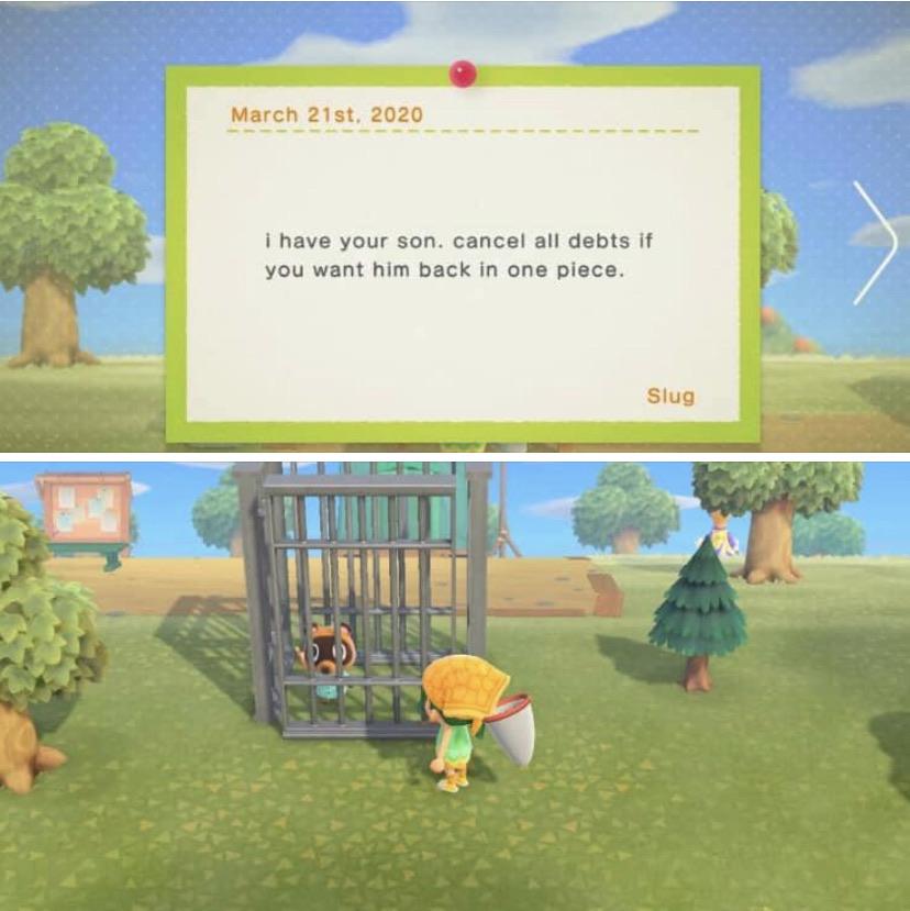 Richiesta riscatto Marco Animal Crossing: New Horizons