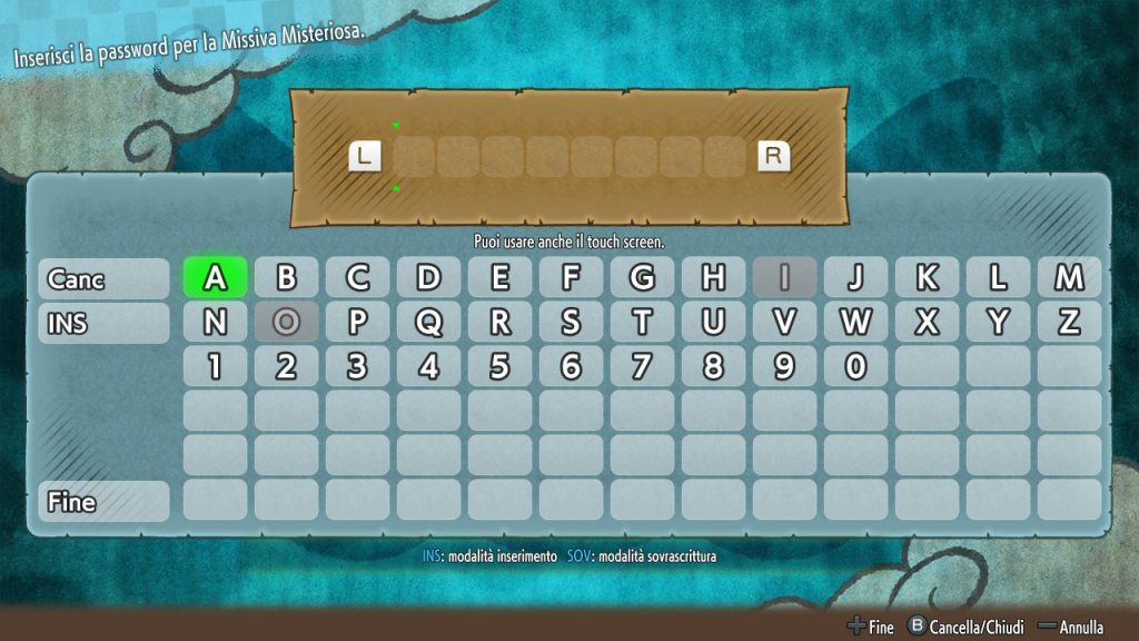 Missiva Misteriosa password Pokémon Mystery Dungeon