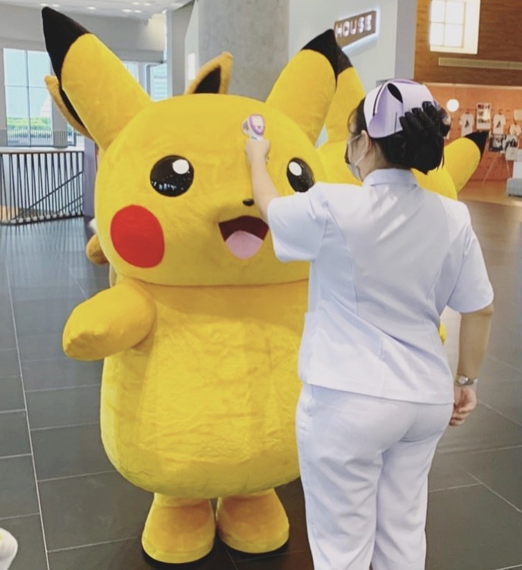 Pikachu controllo febbre Thailandia