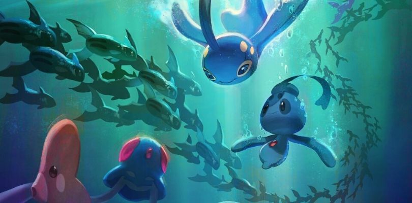 I Pokémon del mare risplendono nei magnifici disegni di un'artista