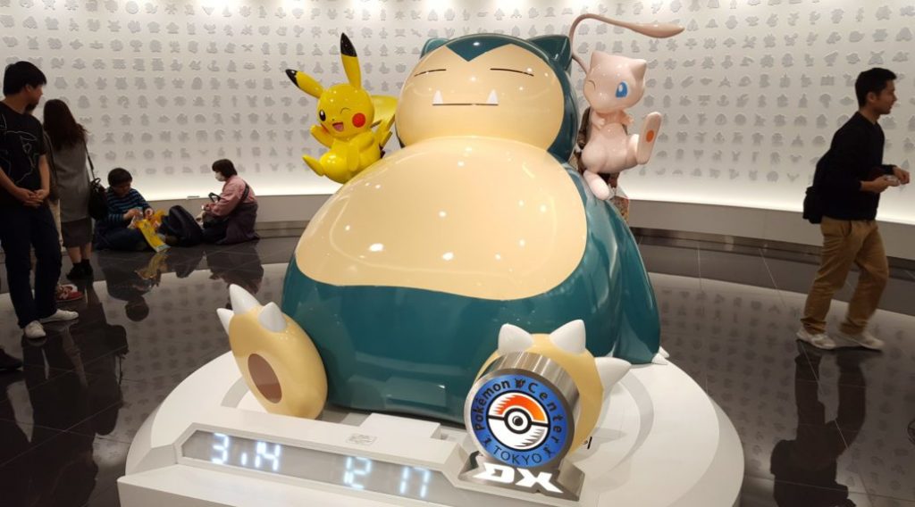 Pokémon Center statua Snorlax