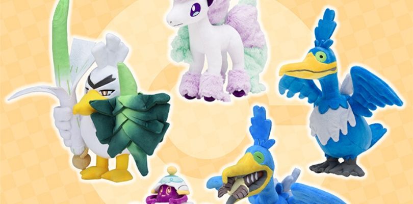 Svelati i peluche ufficiali di Sirfetch’d, Ponyta di Galar, Polteageist e Cramorant