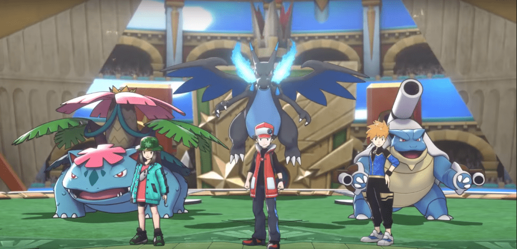 Il trio di leggende, composto da Rosso, Blu e Verde, aspetta di riformarsi su Pokémon Masters.