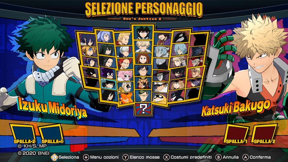 Roster MY HEROONE'S JUSTICE 2