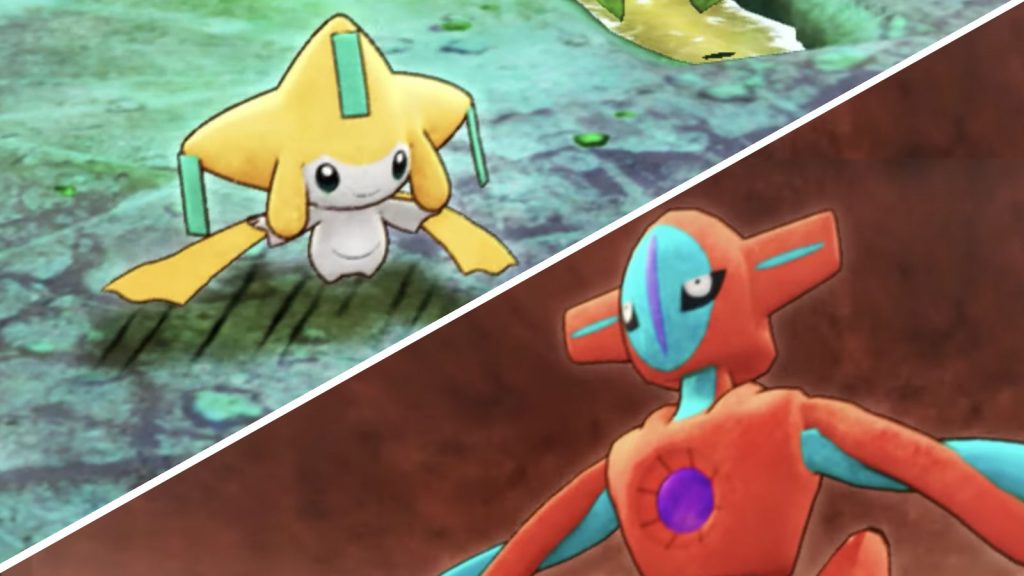 Jirachi e Deoxsis Pokémon Mystery Dungeon DX