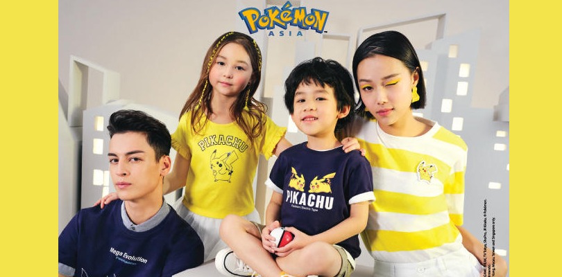 Una nuova collezione di abbigliamento Pokémon arriva a Singapore