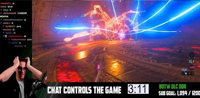 La chat di Twitch gioca a The Legend of Zelda: Breath of the Wild