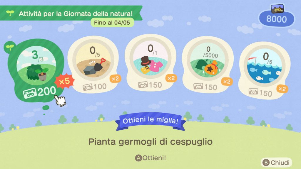 Aggiornamento Animal Crossing