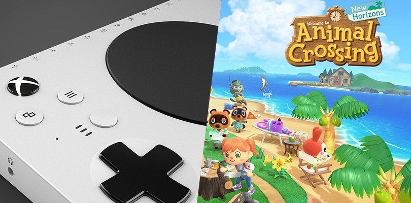Ragazza gioca ad Animal Crossing: New Horizons grazie all'adaptive controller di Xbox