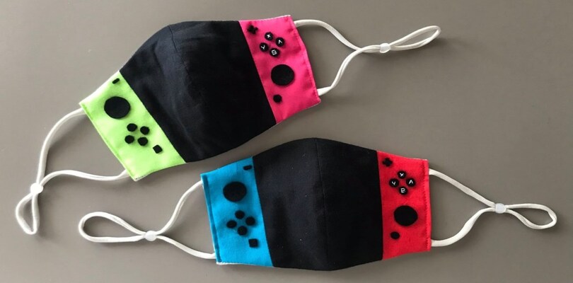 Un fan crea delle mascherine a tema Nintendo Switch