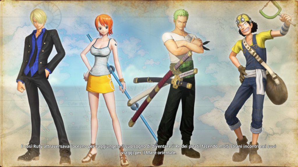 One Piece Pirate Warriors 4 storia