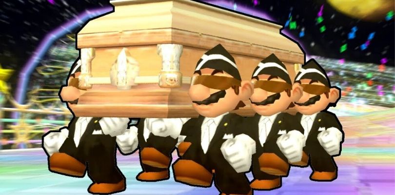 Il meme della Coffin Dance ricreato in Mario Kart Wii