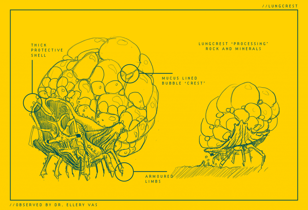 Sketche creatura In Other Waters