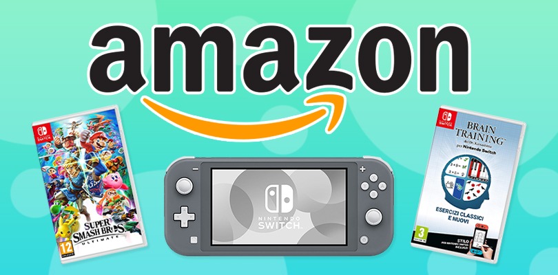 Brain Training, Super Smash Bros Ultimate e molto altro in offerta su Amazon Italia
