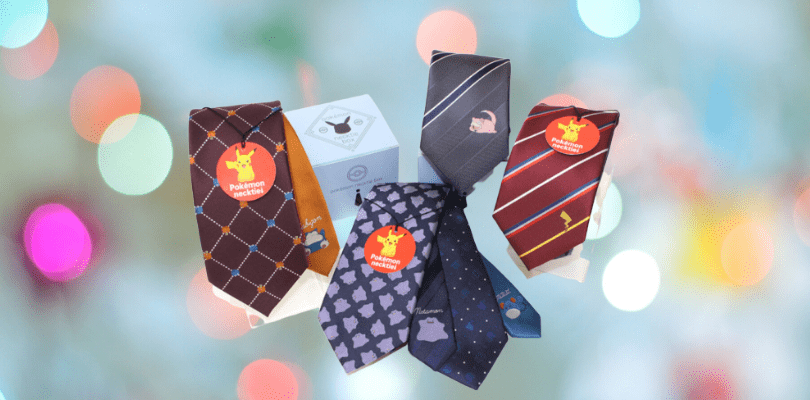 Arrivano le cravatte Pokémon per gli Allenatori in carriera