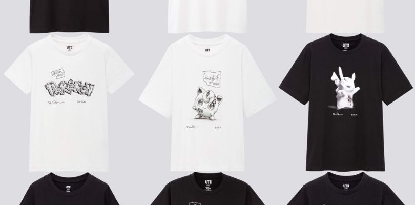UNIQLO svela le magliette Pokémon disegnate da Daniel Arsham