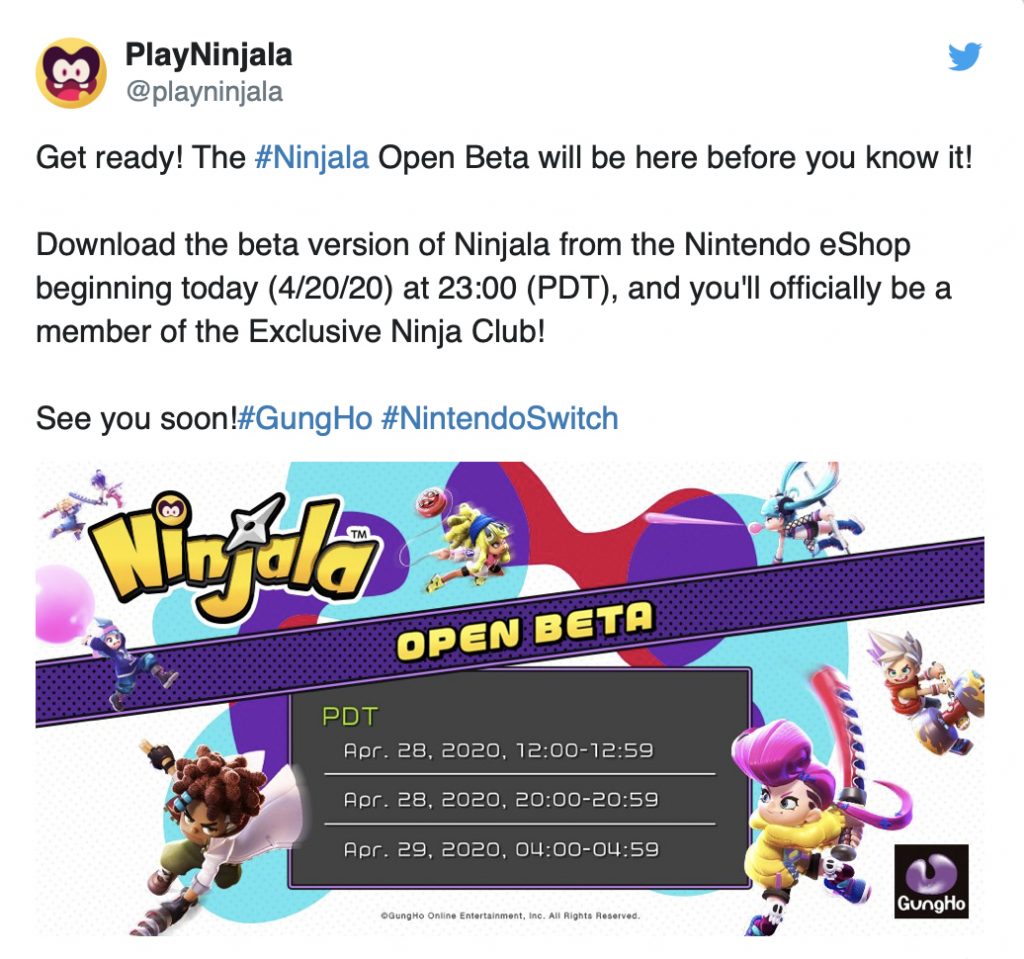 Open Beta Ninjala