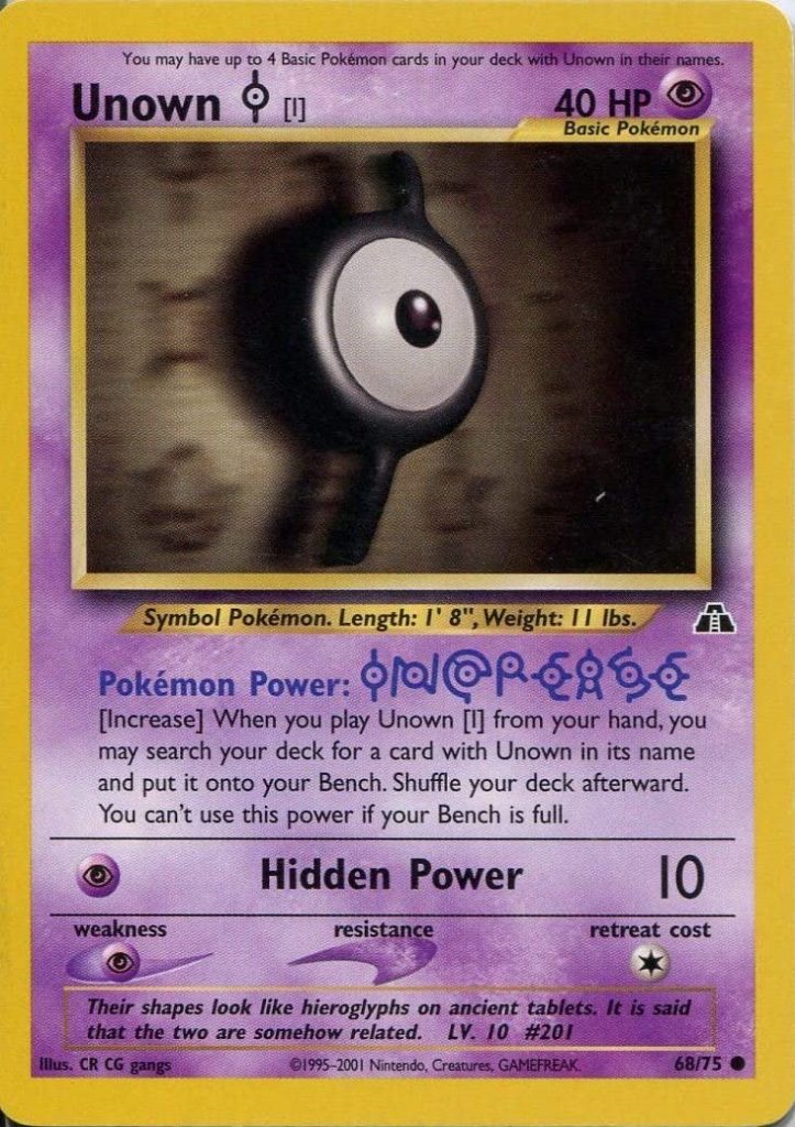 Unown I Neo Discovery