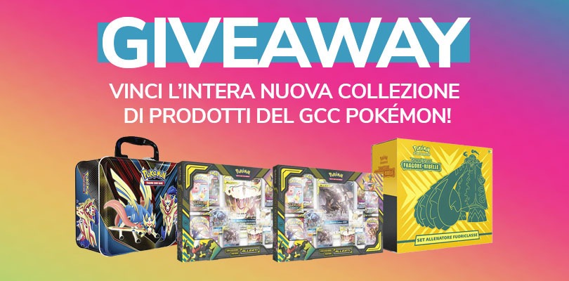 GRANDE GIVEAWAY: Ricevi gratis tanti nuovi prodotti del GCC Pokémon!