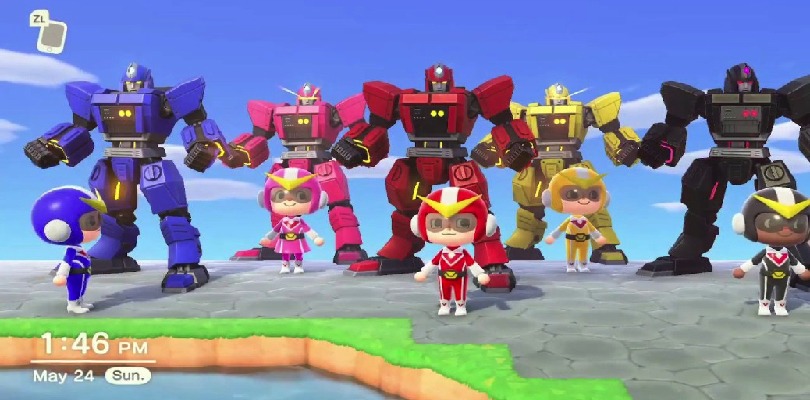 Un fan ricrea l’intro dei Power Rangers su Animal Crossing: New Horizons