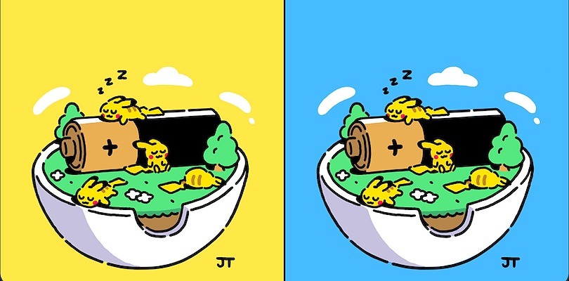 James Turner crea due sfondi per smartphone dedicati all'habitat di Pikachu