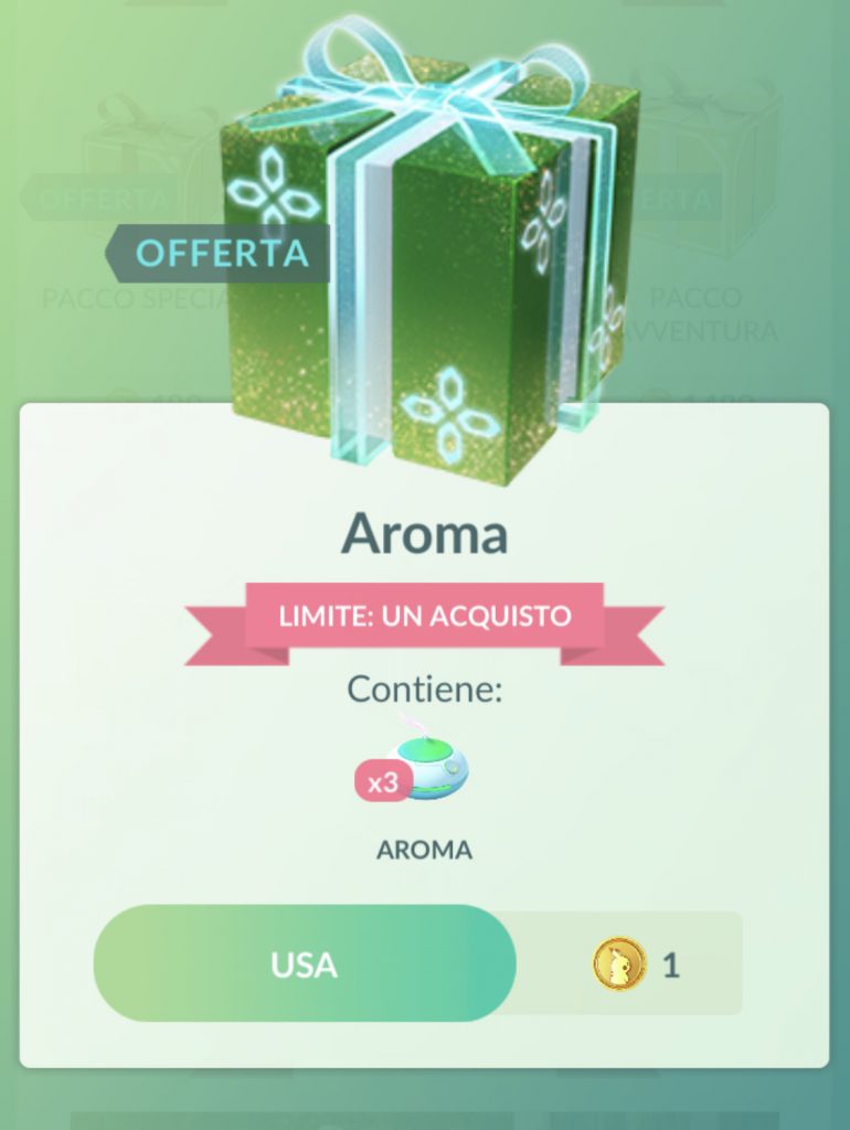 Pacco Aroma in Pokémon GO