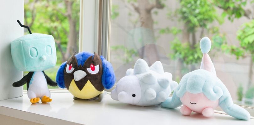 I peluche di Eiscue, Rookidee, Snom e Hatenna arrivano nei Pokémon Center