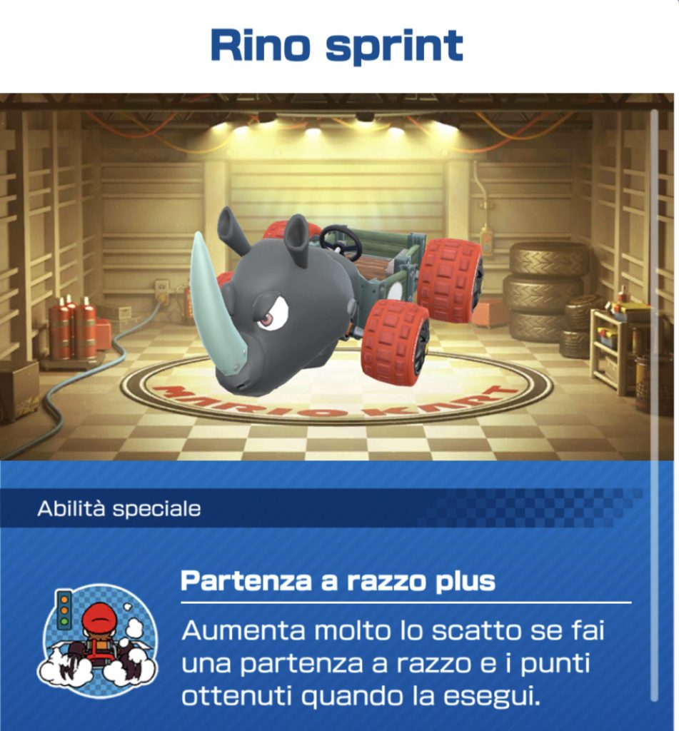 Rino Sprint Mario Kart Tour