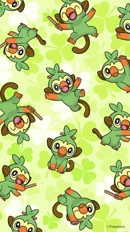 Sfondo Pokémon Galar Grookey 