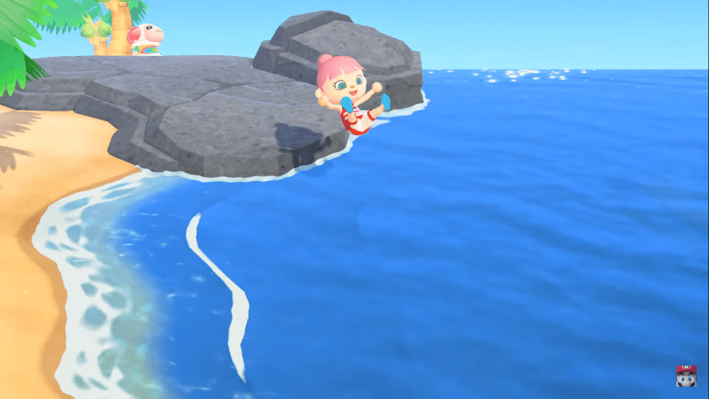 Animal Crossing New Horizons aggiornamento nuoto