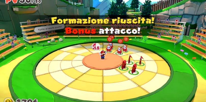 Nintendo spiega il funzionamento delle battaglie di Paper Mario: The Origami King