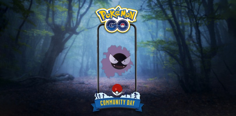 Gastly è il protagonista del Pokémon GO Community Day di luglio